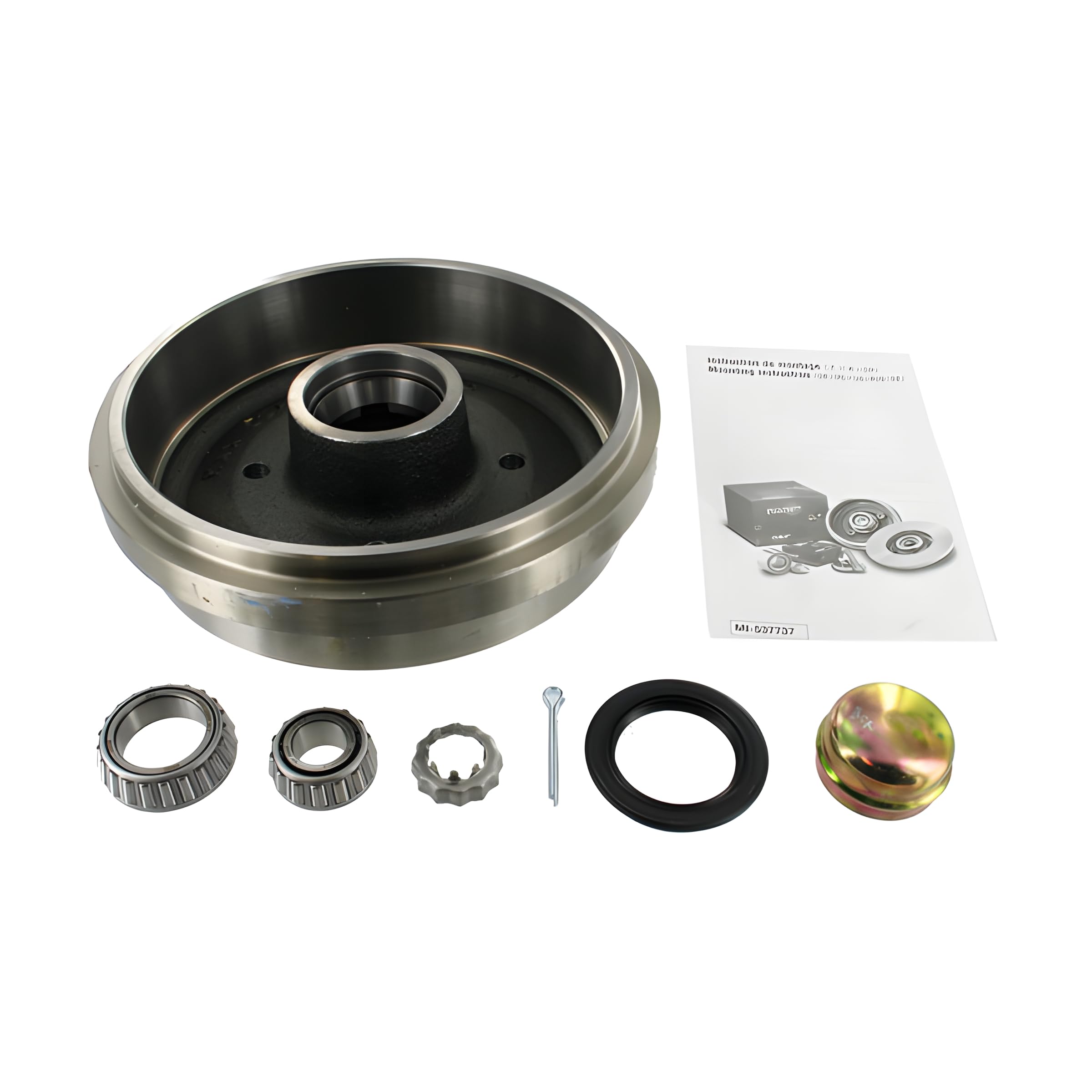 SKF Brake Drum With Integrated Wheel Bearing VKBD 0148 Rear Axle Position Height 110 mm Length 260 mm Width 275 mm - OE Quality