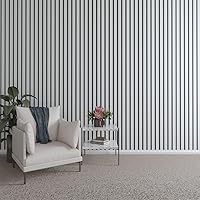 Vista 19 de Ekena Millwork Kit de panel de pared de listones de madera ajustables de 47 pulgadas de alto x 3/8 pulgadas de alto, con listones de 2 pulgadas