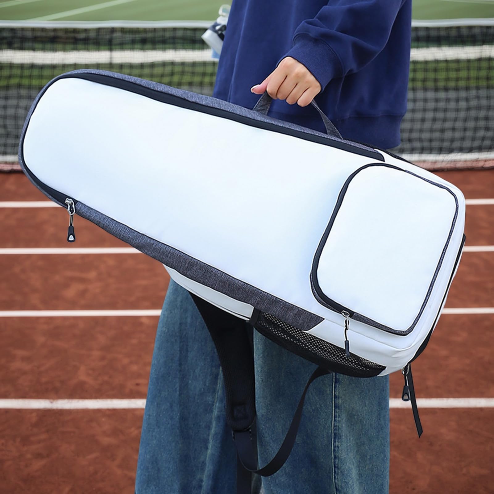 Plecak Na Sporty Rakietowe Torba Duffle Organizer Do Sprzętu Z | Torba Sportowa Z Miejscem Na Rakiety Na Ręczniki, Rodzinę I Przyjaciół, Sport, Siłownię,