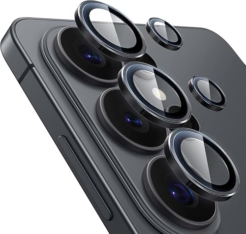 Metal Camera Lens Protector Compatible with Samsung Galaxy S26 Ultra - Black