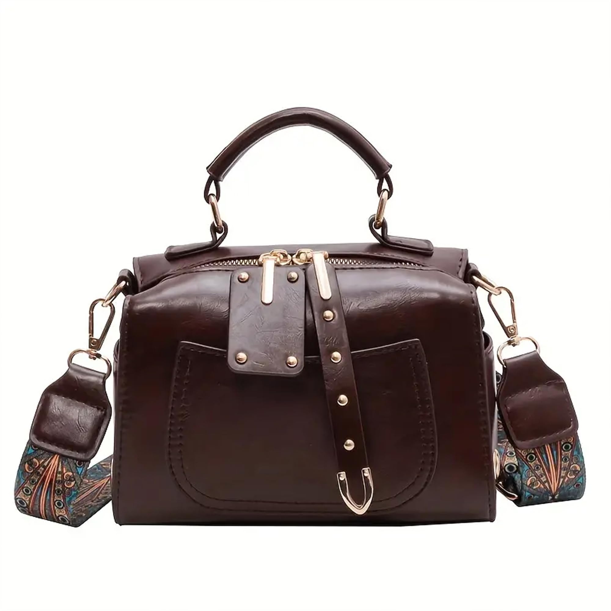 INKMILAN Retro Style Crossbody Bag For Women With Sling Strap Women Casual & Party Handbags For Girls & Women Handbags And Wallet Handbags For Women (Dark Brown) (B0DFCSY7JQ) Amazon Price History, Amazon Price Tracker