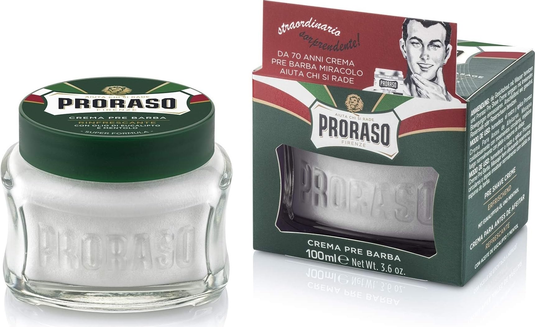 Proraso - Crema per Barba, Rinfrescante e Tonificante , 100 ml