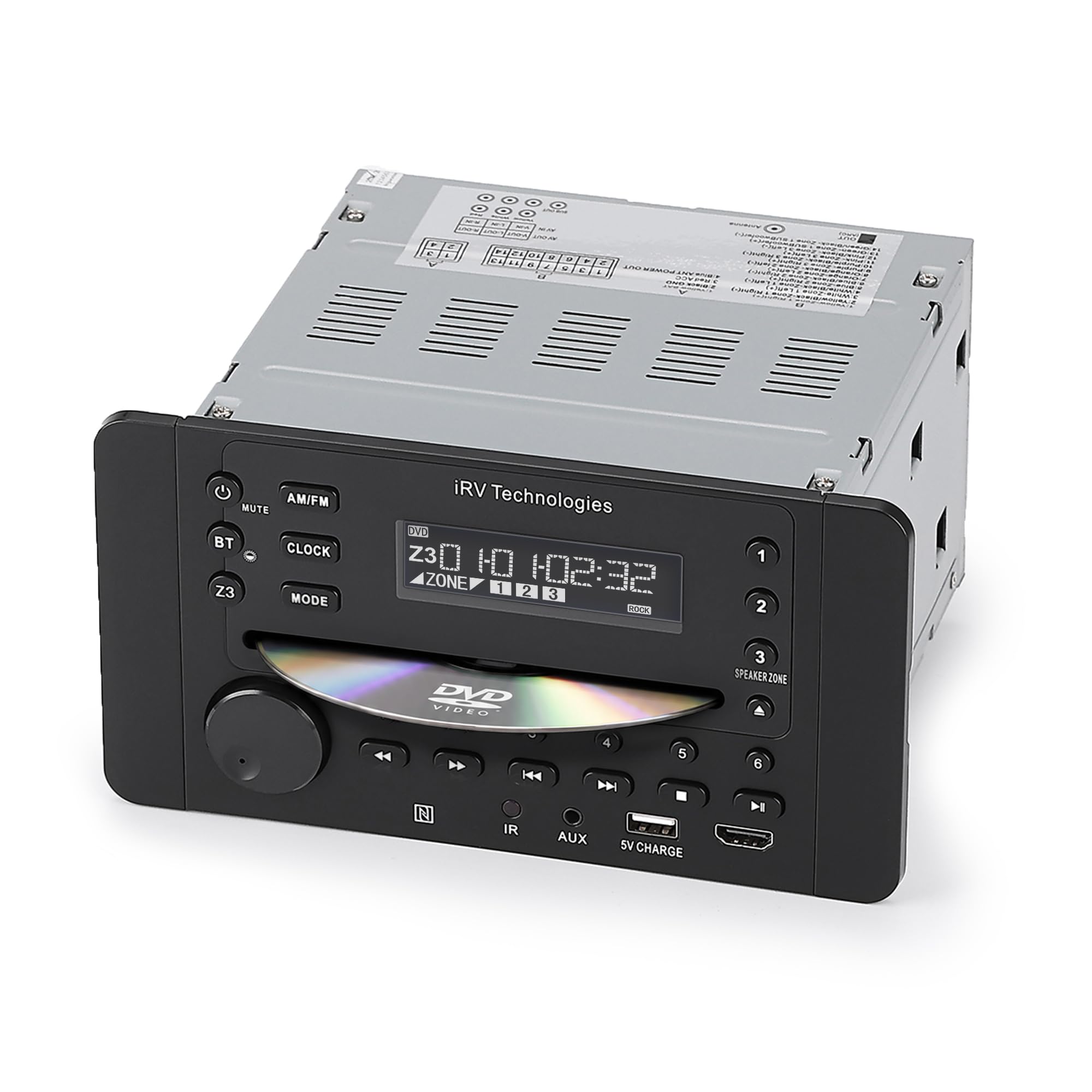 Amazon.com: iRV63 130W 3 Zones 2.1 Radio System with DVD/CD Player