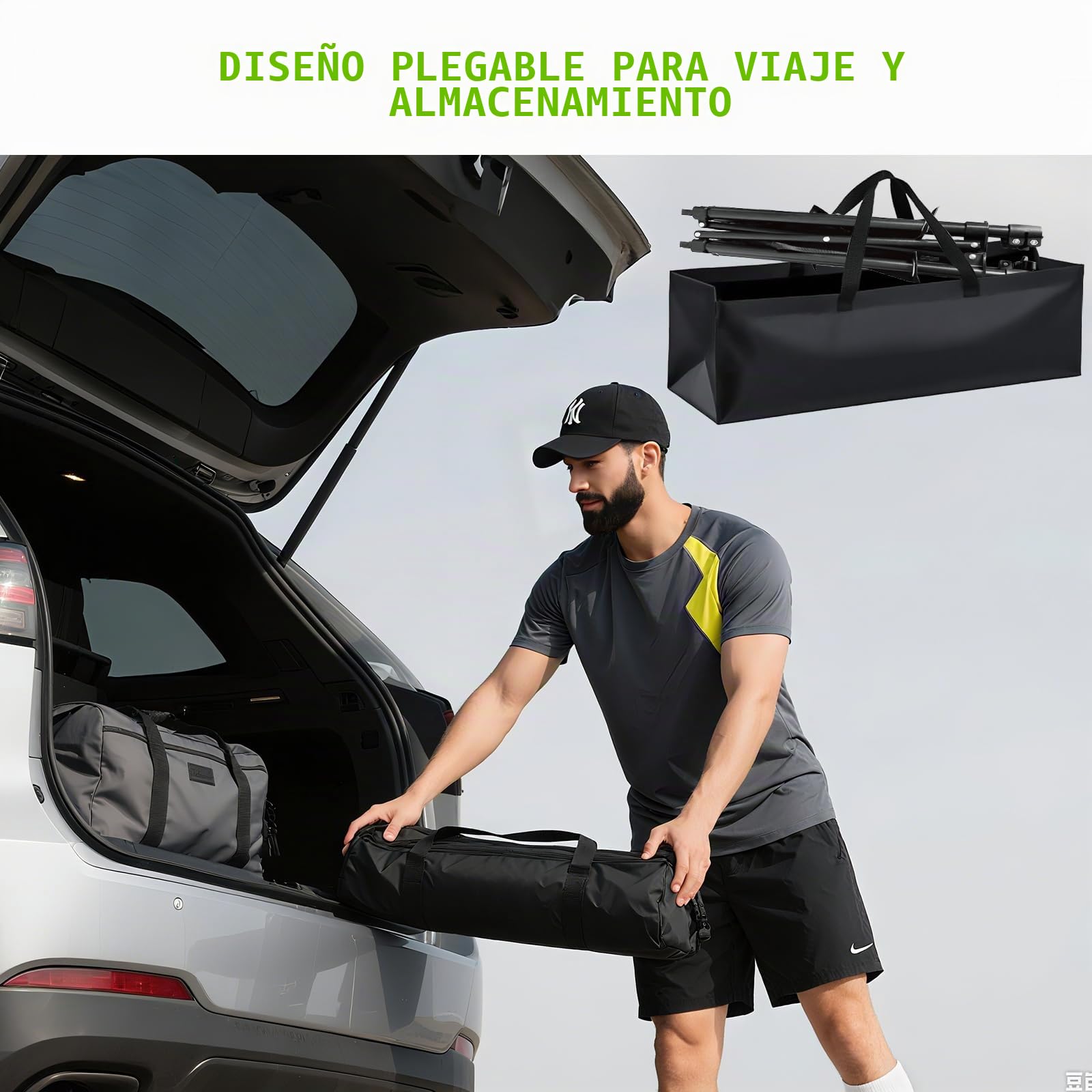 Moricher Canasta de pelotas de tenis con ruedas – Cesta de pelotas de tenis plegable de altura ajustable con bolsa de almacenamiento, 150 pelotas de pickleball y capacidad para pelotas de tenis