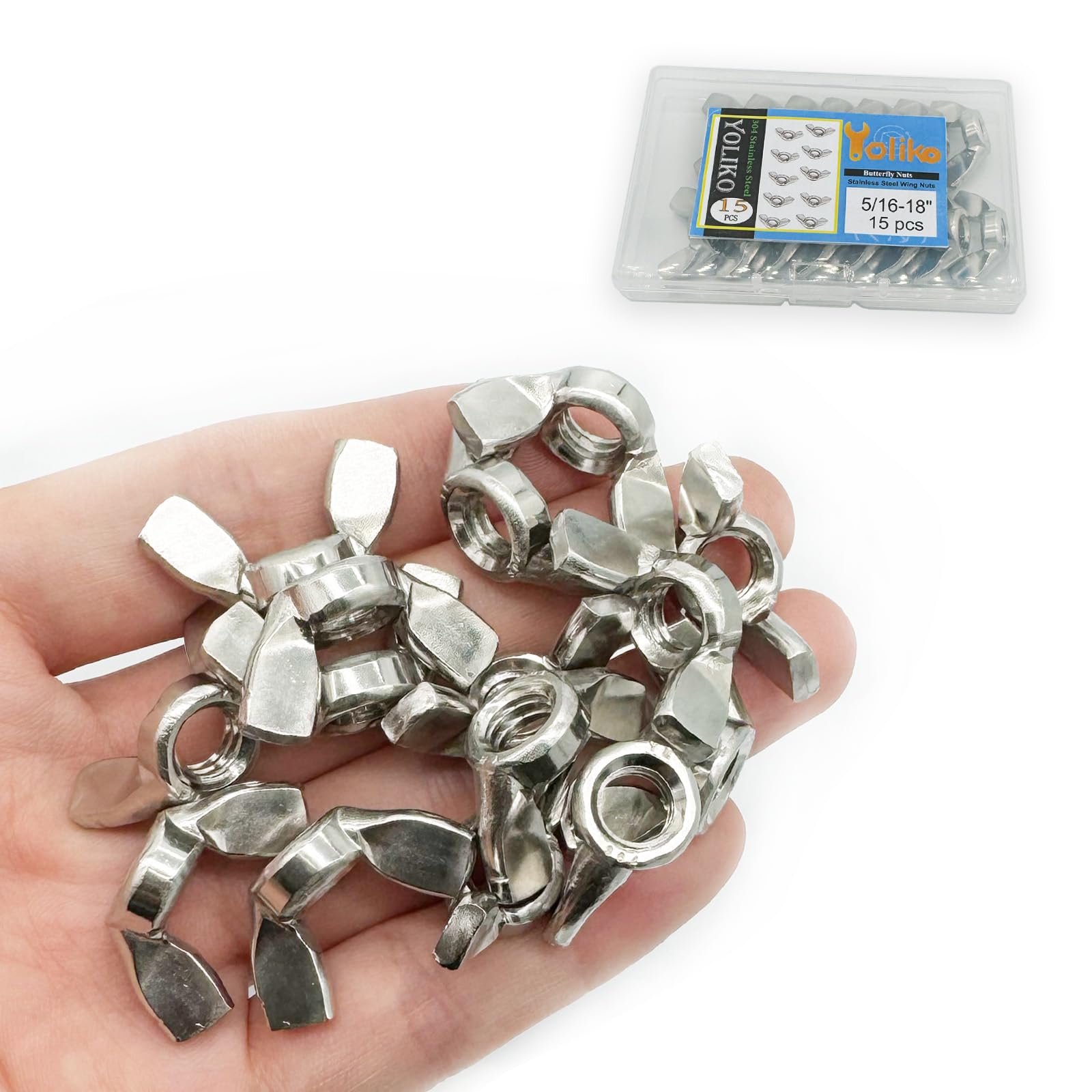 Winggnuts Snapklik.com : Yoliko 15 Pcs 5/16