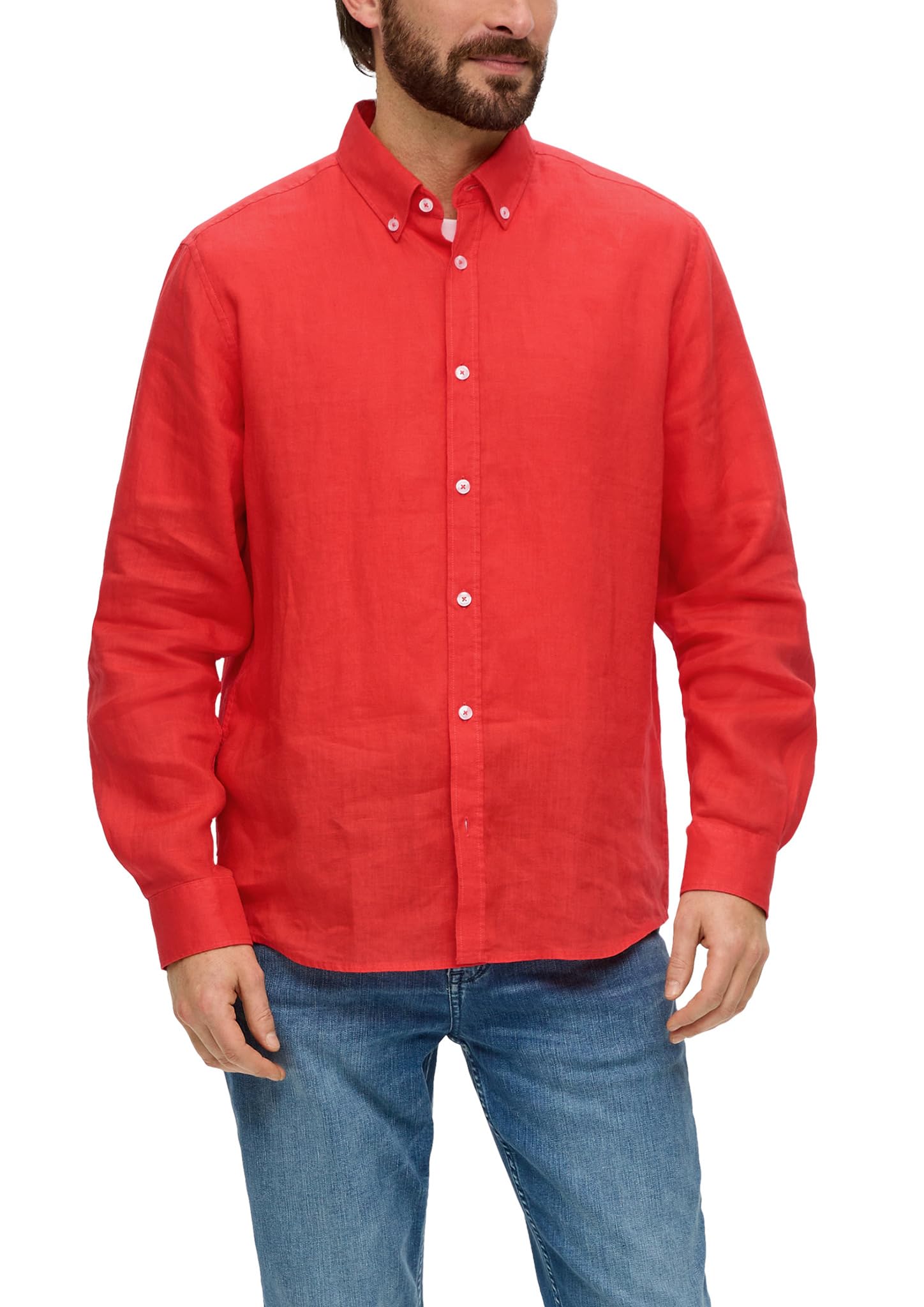s.Oliver 2164316 Camisa de Manga Larga Hombre