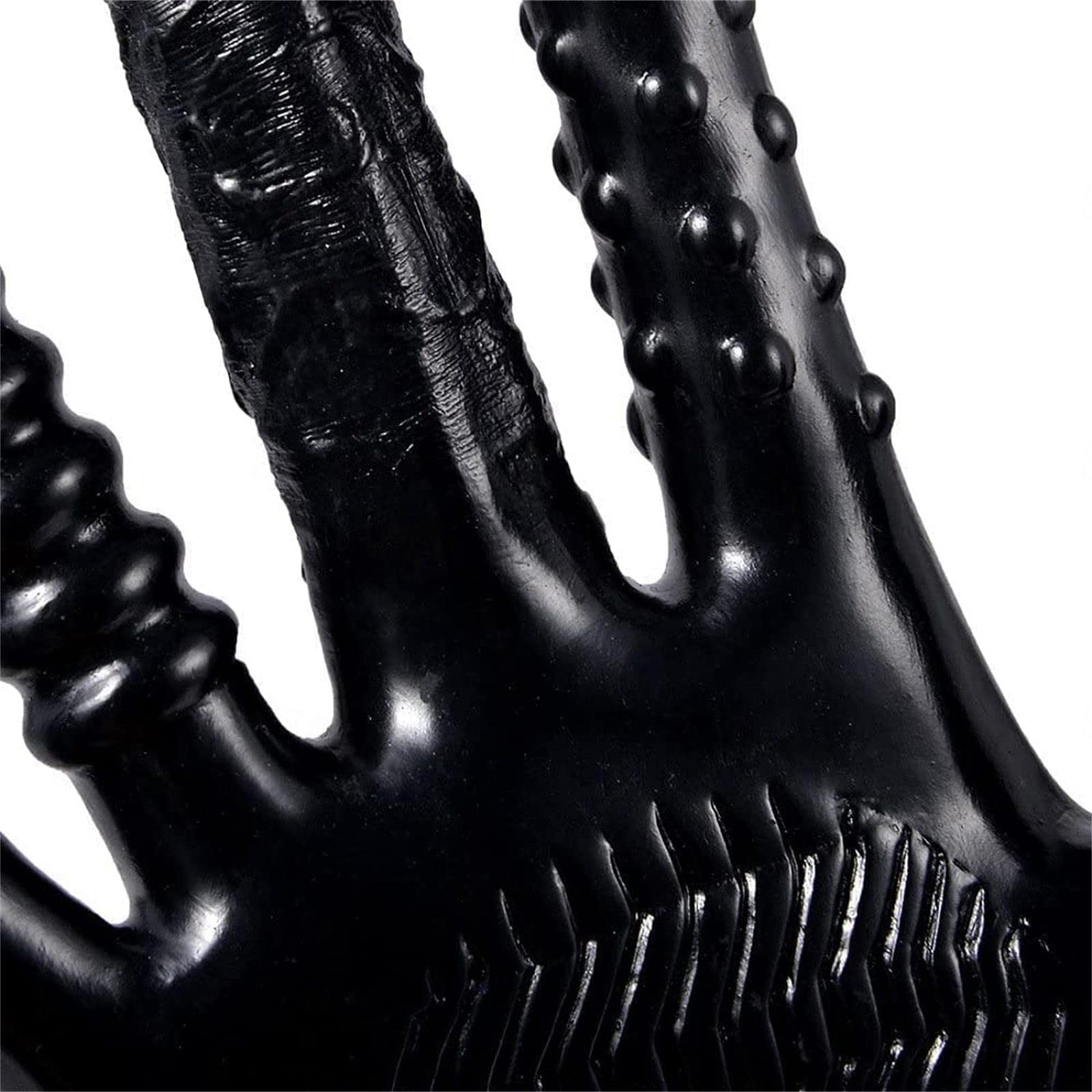 Guantes de Masaje de látex Negro