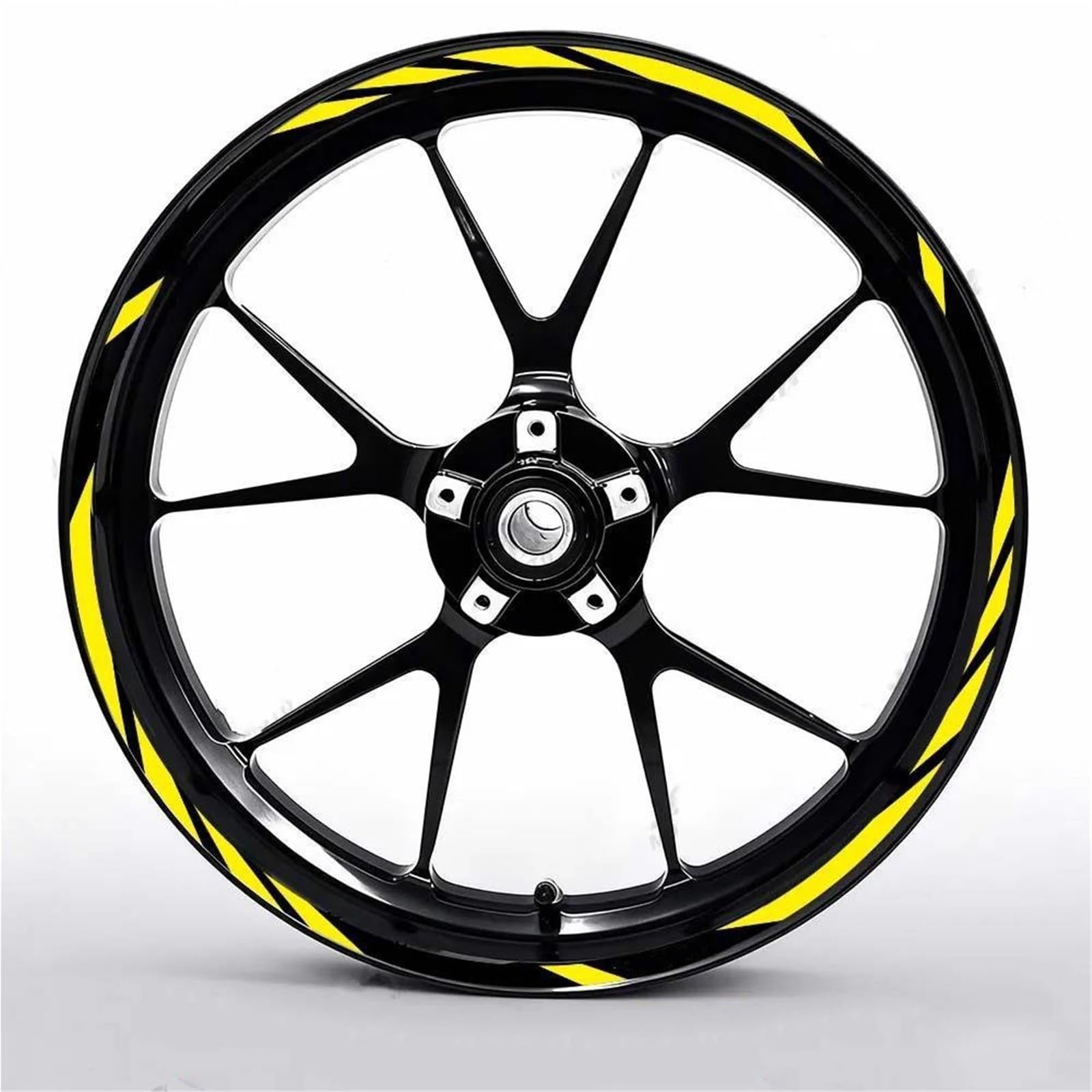 Motorcycle Wheel Sticker for Monster 696 821 937 for Diavel Multistrada 1260 1200 for Panigale V4 Motorcycle Reflective Wheel Sticker 17" Rim(17 inch A)