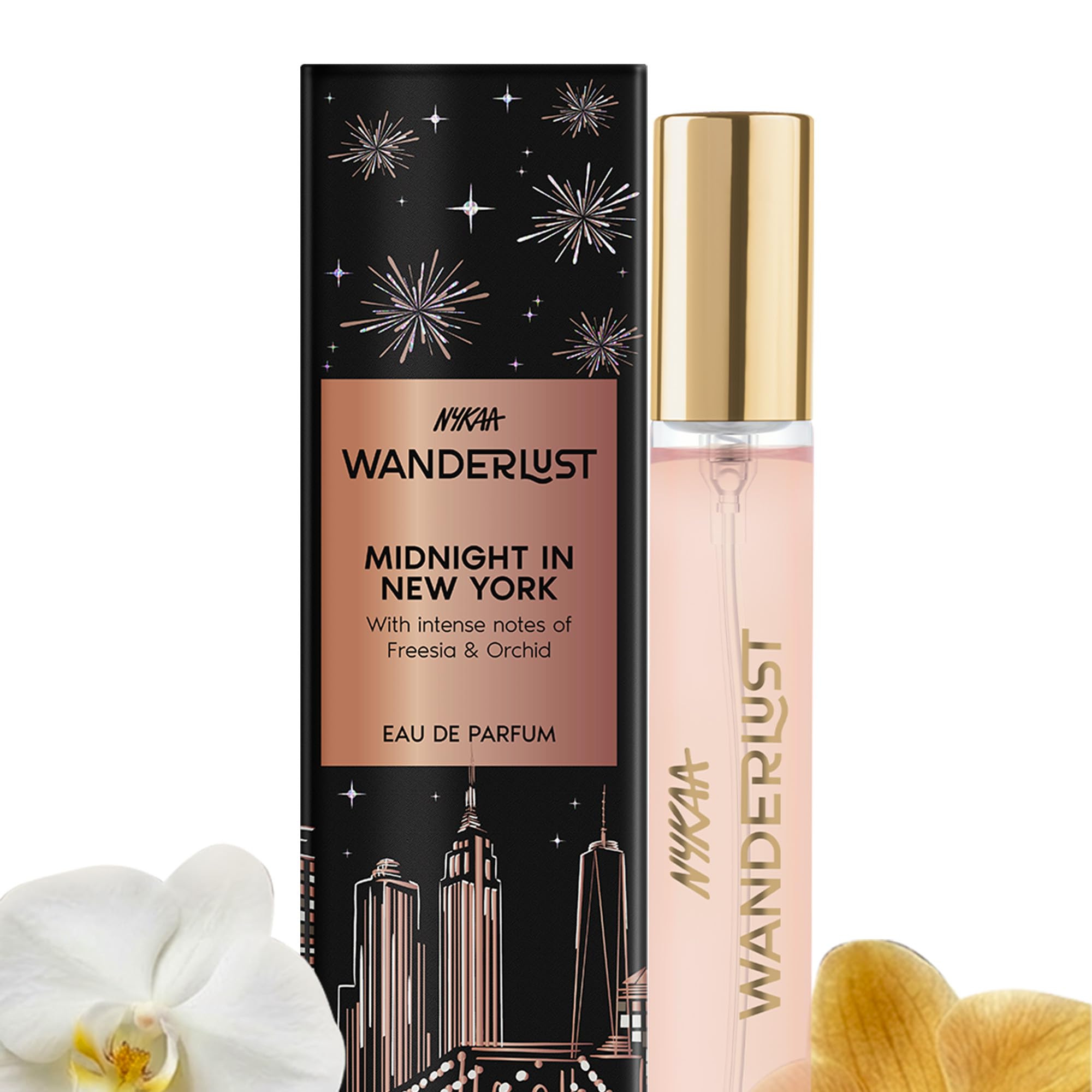 Nykaa Wanderlust Midnight in New York Eau De Parfum I Travel size, mini Perfume for Women – 16 ml I Orchid & Musk Perfume | Long–Lasting, Travel‐Friendly, Vegan,Paraben‐Free, IFRA Certified-image-4