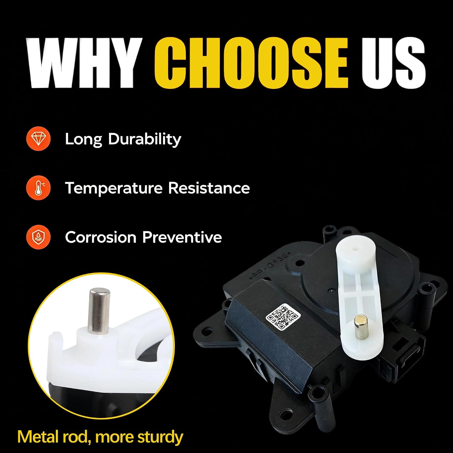 HVAC Heater Blend Door Actuator Compatible with Lexus/Toyota Models