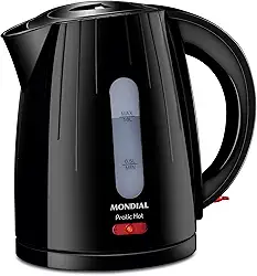 Chaleira Elétrica Pratic Hot, Mondial, Preto, 1200W, 110V - CE-07