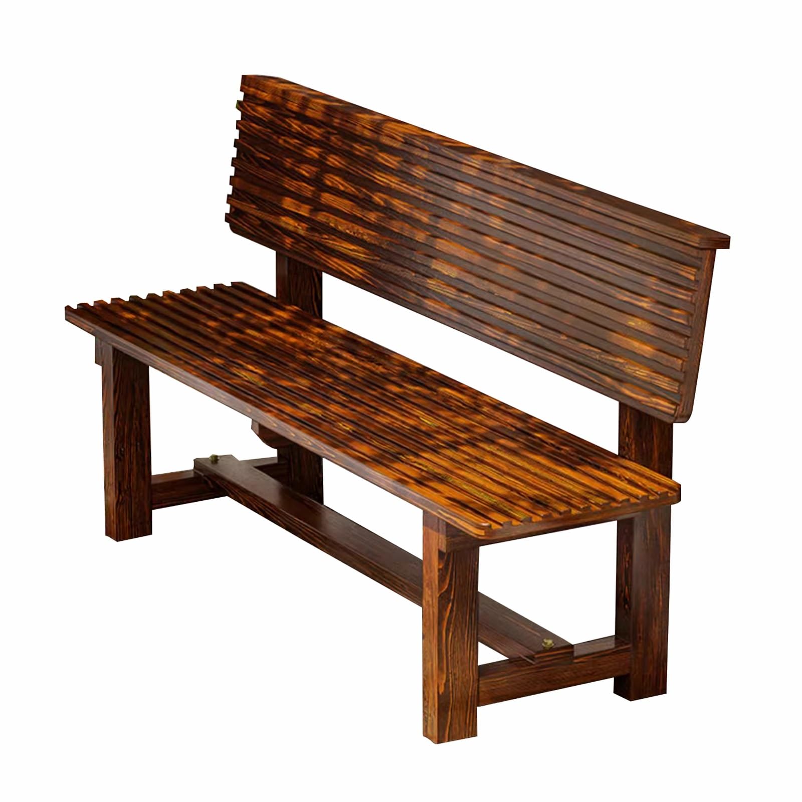 Banc en bois résistant aux intempéries 700 LB pour jardin et cour