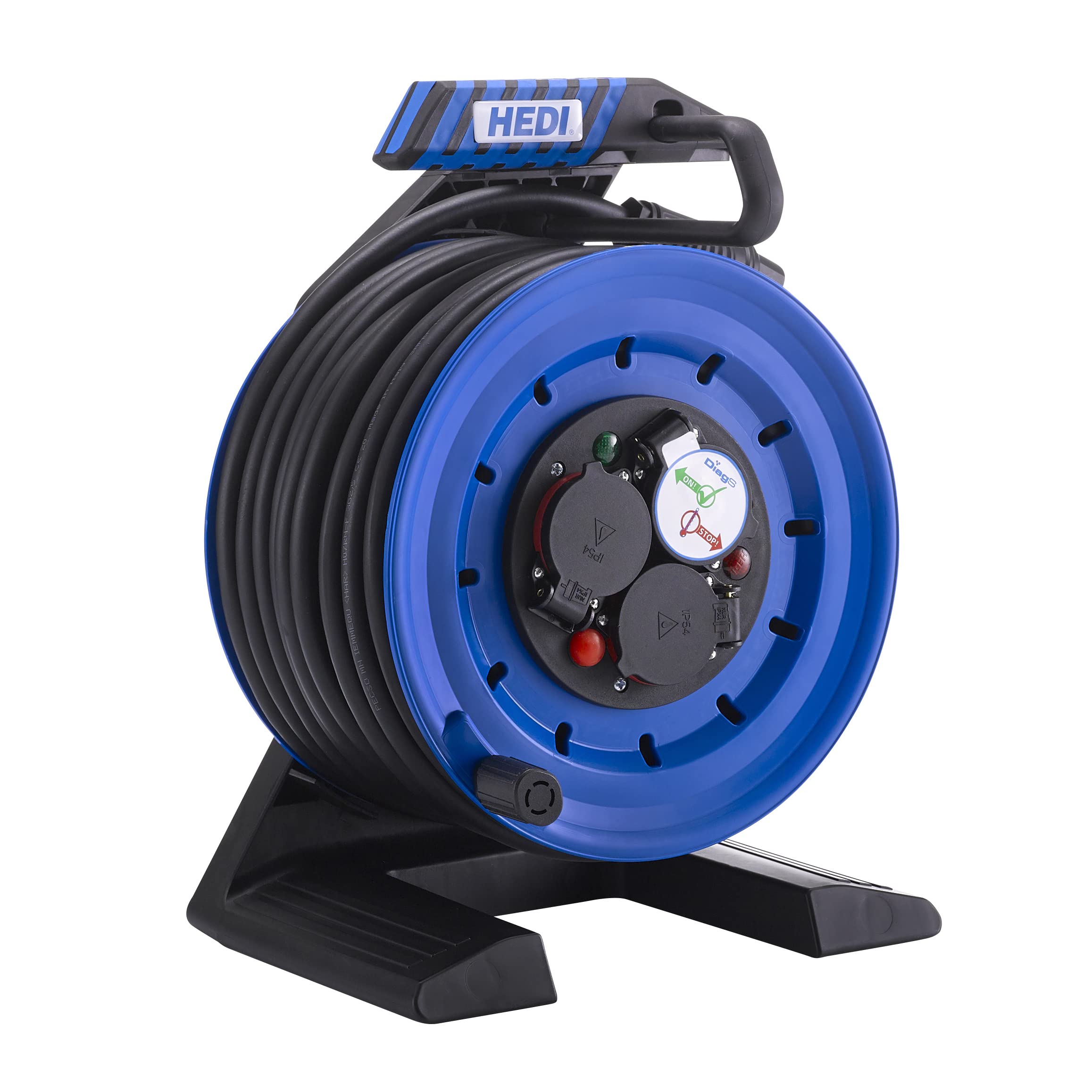 Hedi. Enrollacables GENERATION 7 COMPANION con cable de goma de neopreno 25 m. x 3G2,5 (IP44)