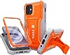 FITO for iPhone 12 Mini Case Built-in Screen Protector, Dual Layer Shockproof Heavy Duty Case with Kickstand Compatible with iPhone 12 Mini 5.4 inch Phone (Black)