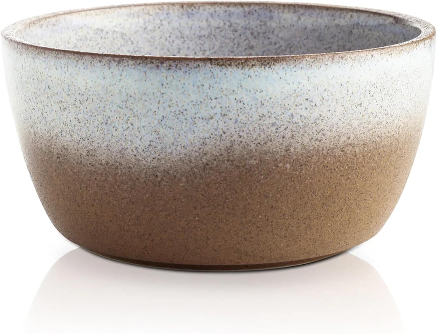 Stone Lain Vince Rustic Stoneware Bowl Set, 4 Count, Brown