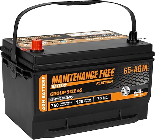 Miniatura 11 de Batería automotriz AGM de arranque y parada H5 tamaño grupo 47, 12 V 60 Ah, 680 CCA, batería recargable de coche 100 RC