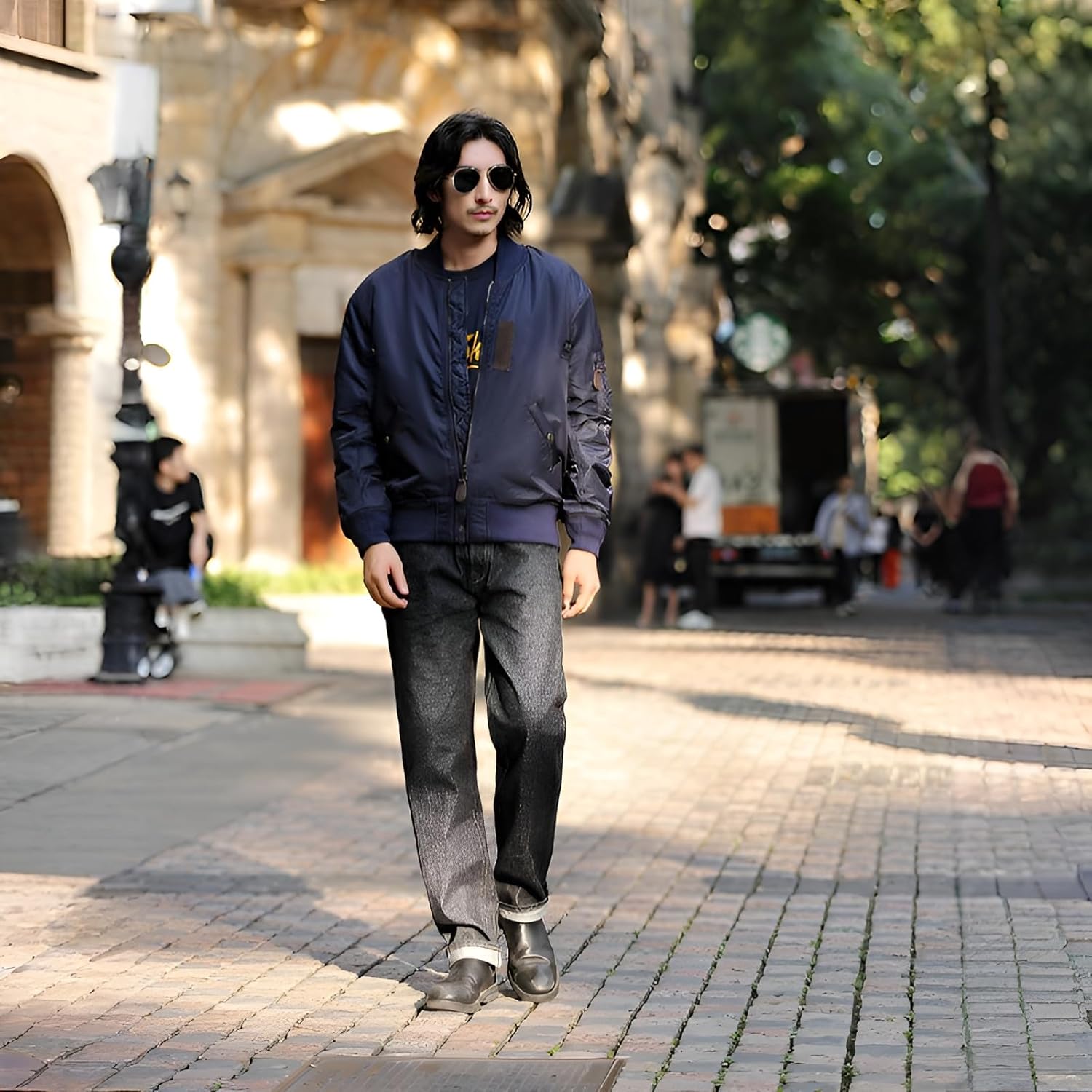 [Snughom] 厳冬仕様【ジャケット】 防寒&times;防水 ウール厚手メンズアウター 都市部/山岳アクティブ両用 無地デザイン ラウンド