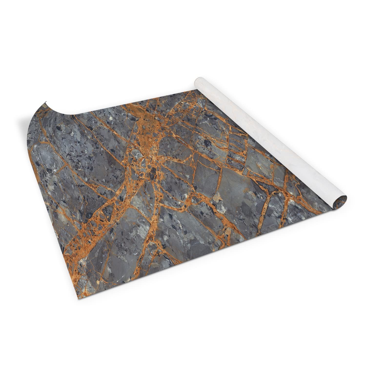 Film adhésif pour meubles mat imperméable, autocollant effet pierre pour rénovation de commode