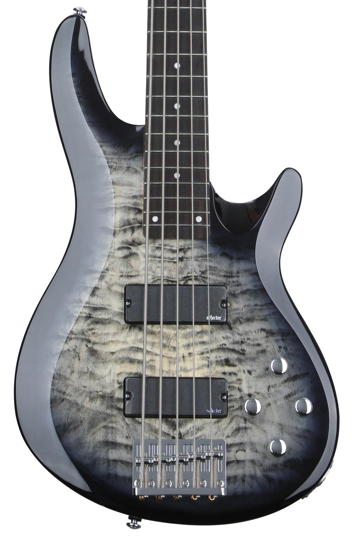 Schecter C-5 Plus 5-string Bass Guitar - Charcoal Burst