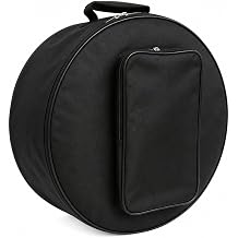 Waterproof Oxford Snare Drum Bag,15.7inch Drum Backpack Case with Adjustable Strap Drum Case Portable Protective Cover Drum Storage Case Percussion Instruments Accessories for Travel Transport Black