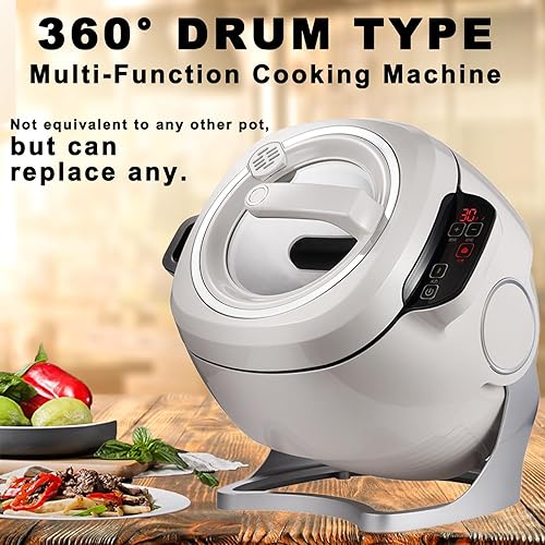 Miniatura 6 de Procesador de alimentos comercial, máquina de cocción automática inteligente de 6 litros con rotación de 360 y calefacción completa, para cocinas