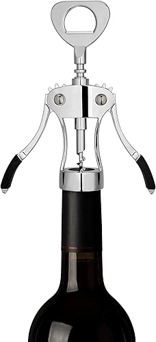 Miniatura 2 de True Sacacorchos con alas gusano autocentrante abrebotellas brazos de goma