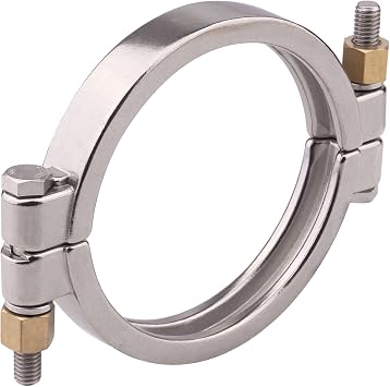 DERNORD Sanitary Clamp High Pressure Bolted Tri Clamp Clover Stainless Steel 304 Tri-clamp 4 Inch