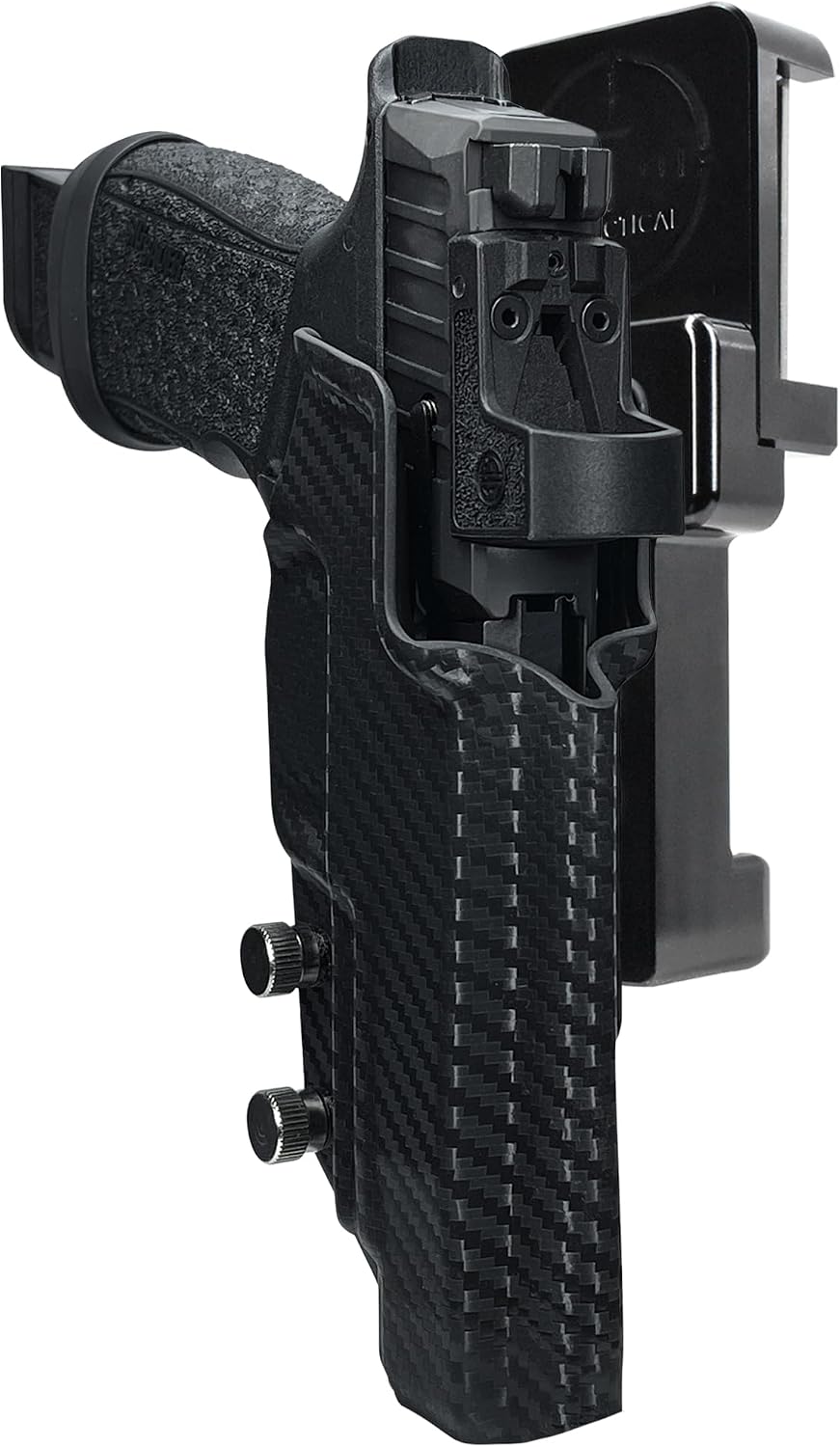 Alloy Competition Holster OWB Fits Sig P365 Fuse Outside The Waistband Carry Gun Holster Kydex American Made OWB Aluminum Belt Attachment