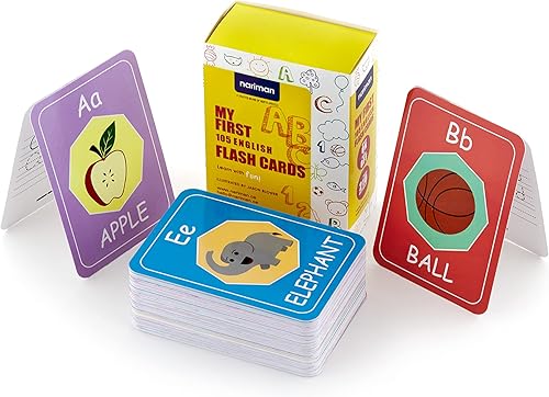Miniatura 7 de nariman Mis primeras 105 tarjetas didácticas en inglés para niños pequeños, juguetes de aprendizaje temprano para niños, aprender alfabetos,
