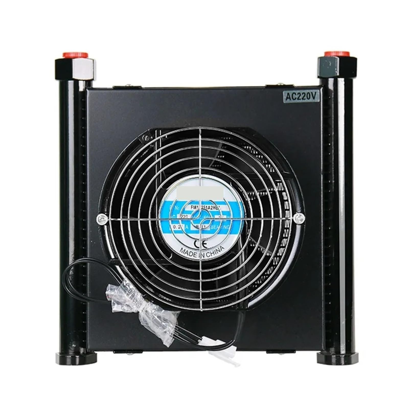 AJ1025T-CA 25L/MIN Flusso Idraulico Di Raffreddamento Ad Aria In Lega Di Alluminio Mini Olio Scambiatore Di Calore Radiatore Operazione stabile