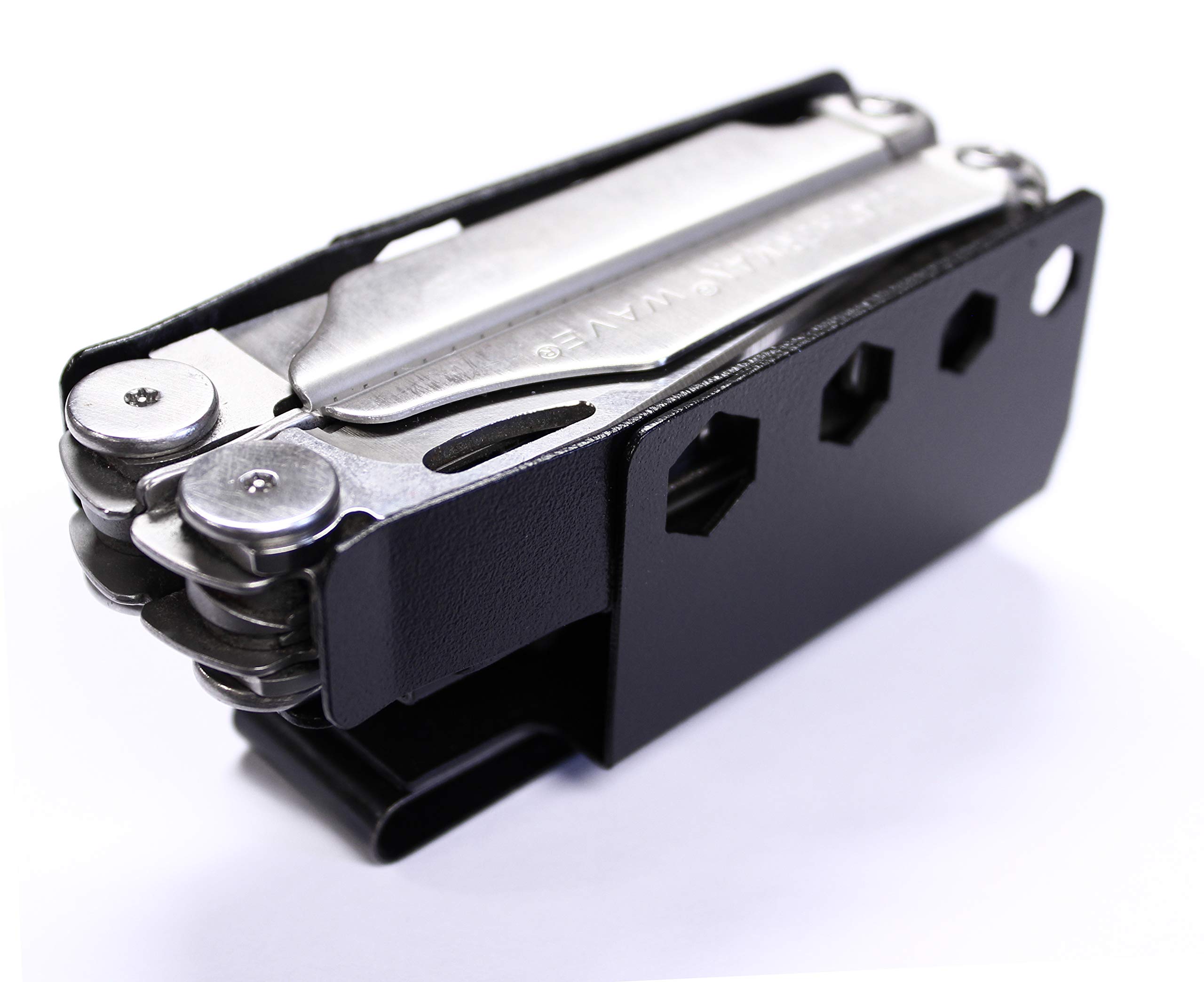 RAE Gear - Wave & Wave Plus Magnetic Sheath Compatible with Leatherman Multi-Tools (Tool & BITS NOT Included) (1.5" Belt Clip W/ BIT KIT Attachment)