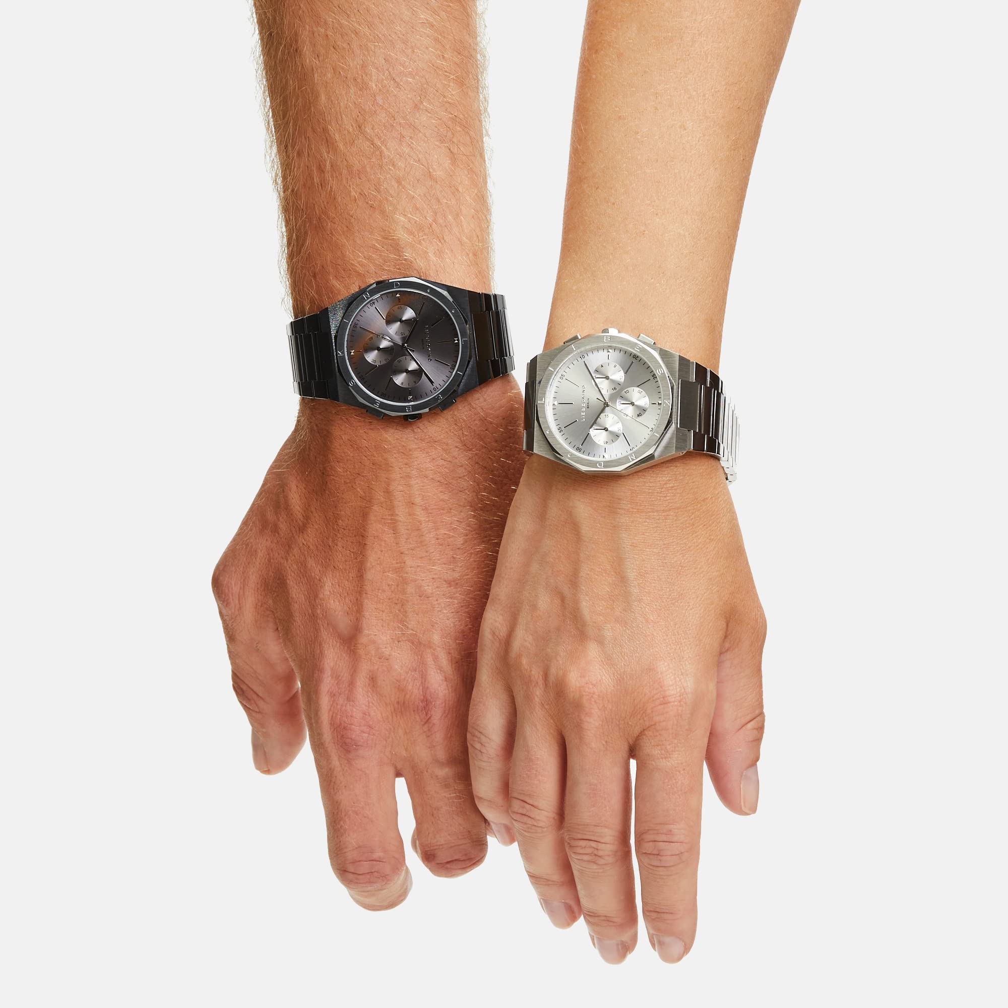 Liebeskind Berlin Unisex Analog Quarz Uhr mit Edelstahl Armband LT-0348-MC