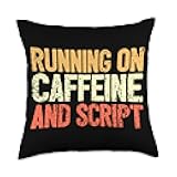 Computer Tech Guy Gifts & Tees Coder Programmer Tech Engineer Computer IT Guy Throw Pillow, 18x18, Multicolor