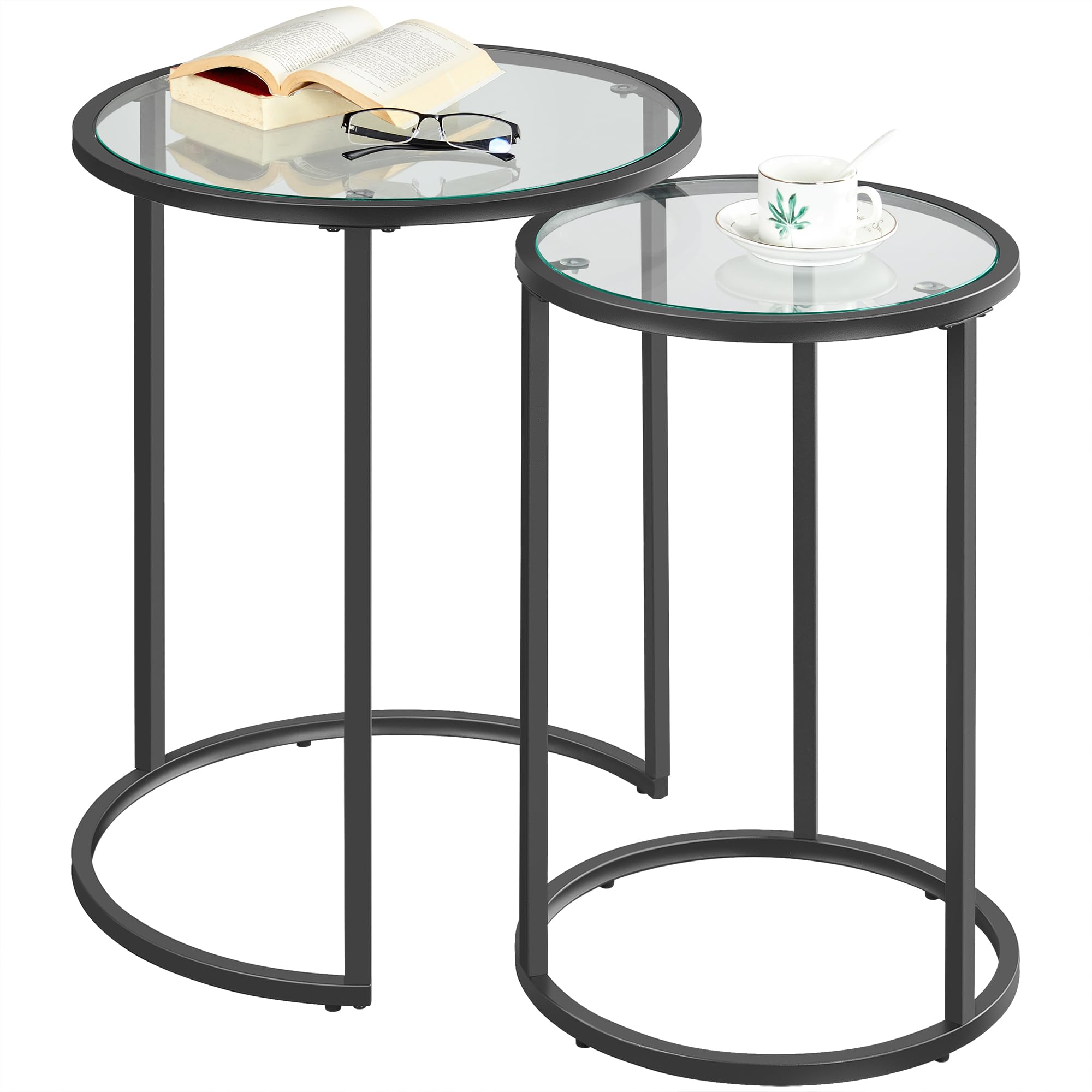Yaheetech Glass Nesting Set