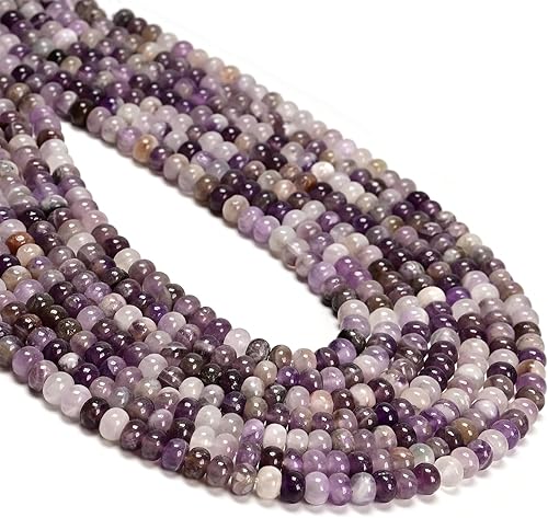 Vista 17 de ICAI Beads 5x8mm Cuentas Espaciadoras Rondelle Naturales Sueltas para Hacer Joyas Manualidades DIY Diseño 1 Hebra 15" APPR (Jade Blanco)