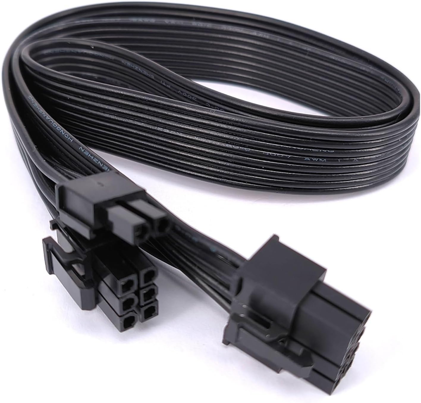 PCIe 8ピンから6+2ピンへの電源ケーブル GPU 8ピン、PLUS Platinum M12II EVO Snow Silen