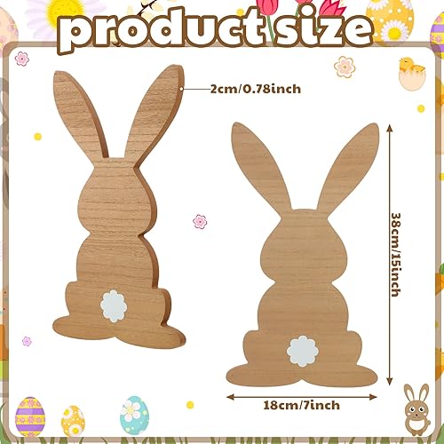 Miniatura 2 de Tabla de cortar de conejo, 2 unidades, linda tabla de cortar para cocina, tabla de cortar para carnicero, verduras, frutas, ensalada, bloque, queso,