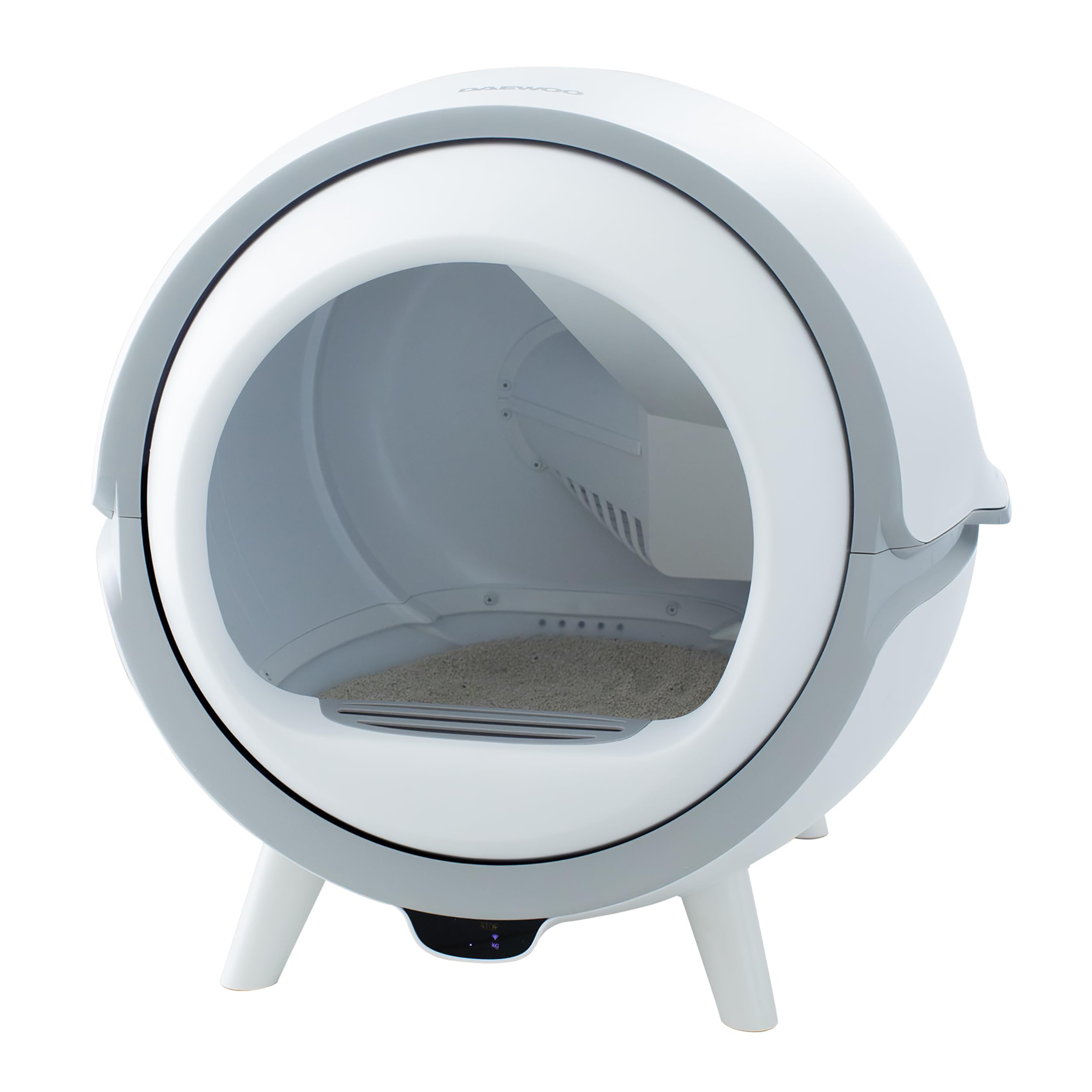 D-hipc101 lettiera per cani e gatti gatto lettiera autopulente grigio, bianco