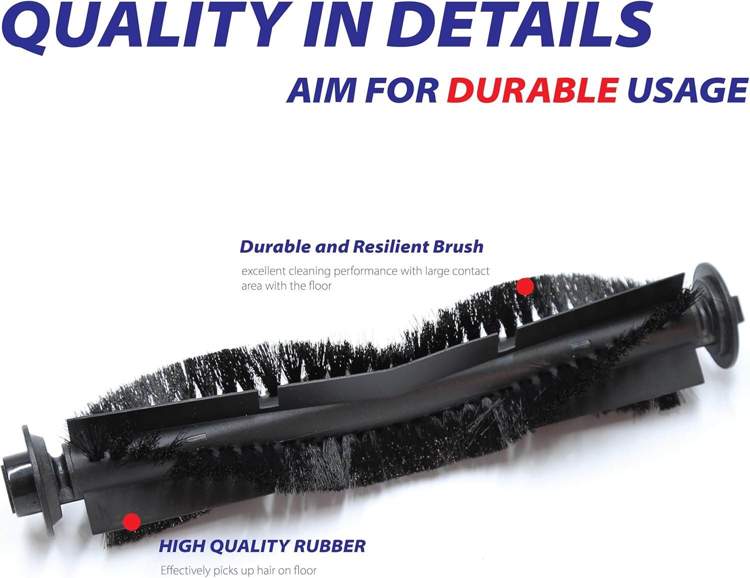 Replacement Parts Fit For Dustin Self-Emptying Robot Vacuum/Fit For Bobsweep Pet24-7-913, Fit For Ultravision Robot Vacuum/Fit For Bobsweep Pet24-7-213 (17PC-side brush& mop& main brush& filter)