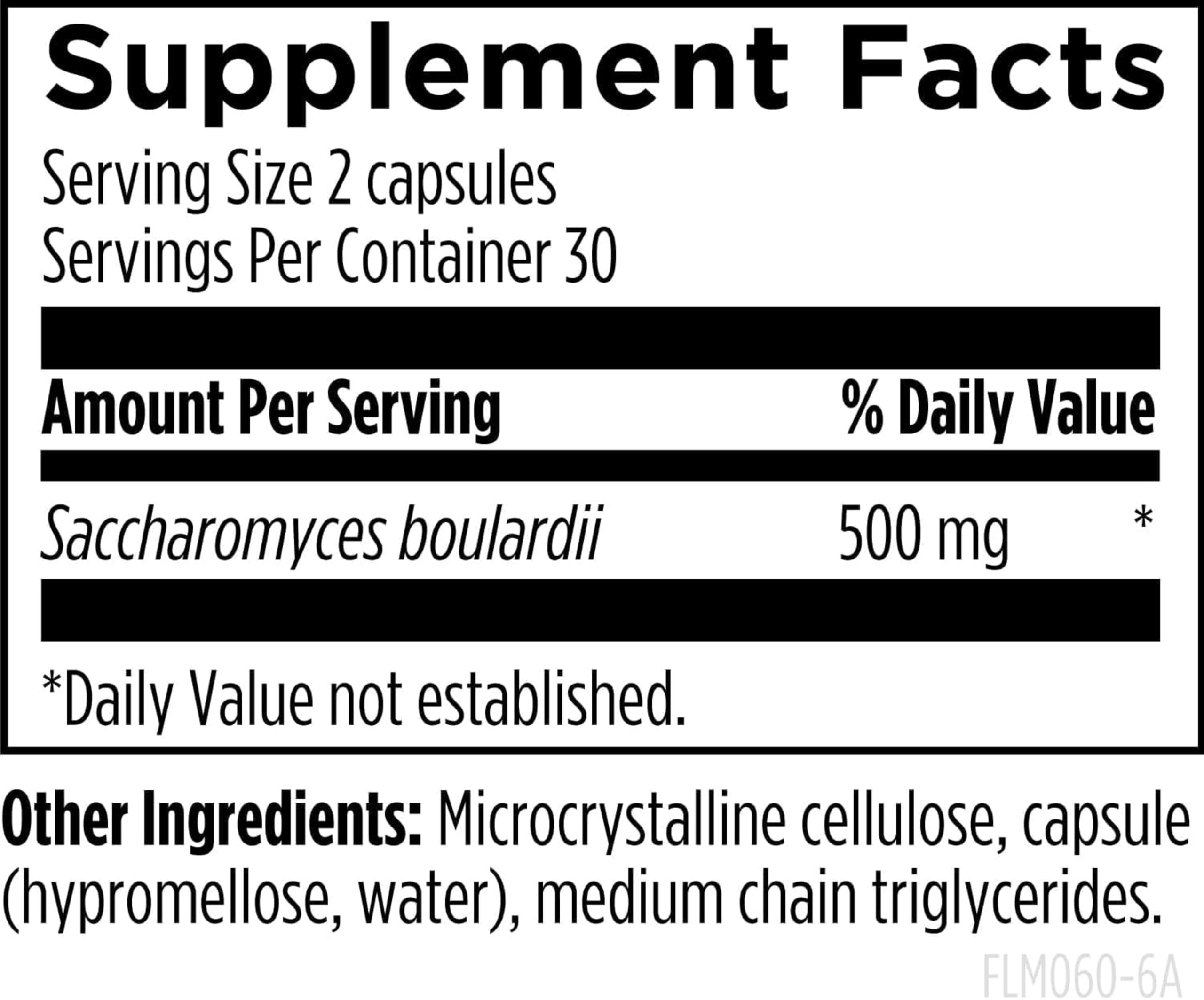 Designs for Health FloraMyces Boulardii Probiotic, 60 Capsules — Amazon image 4