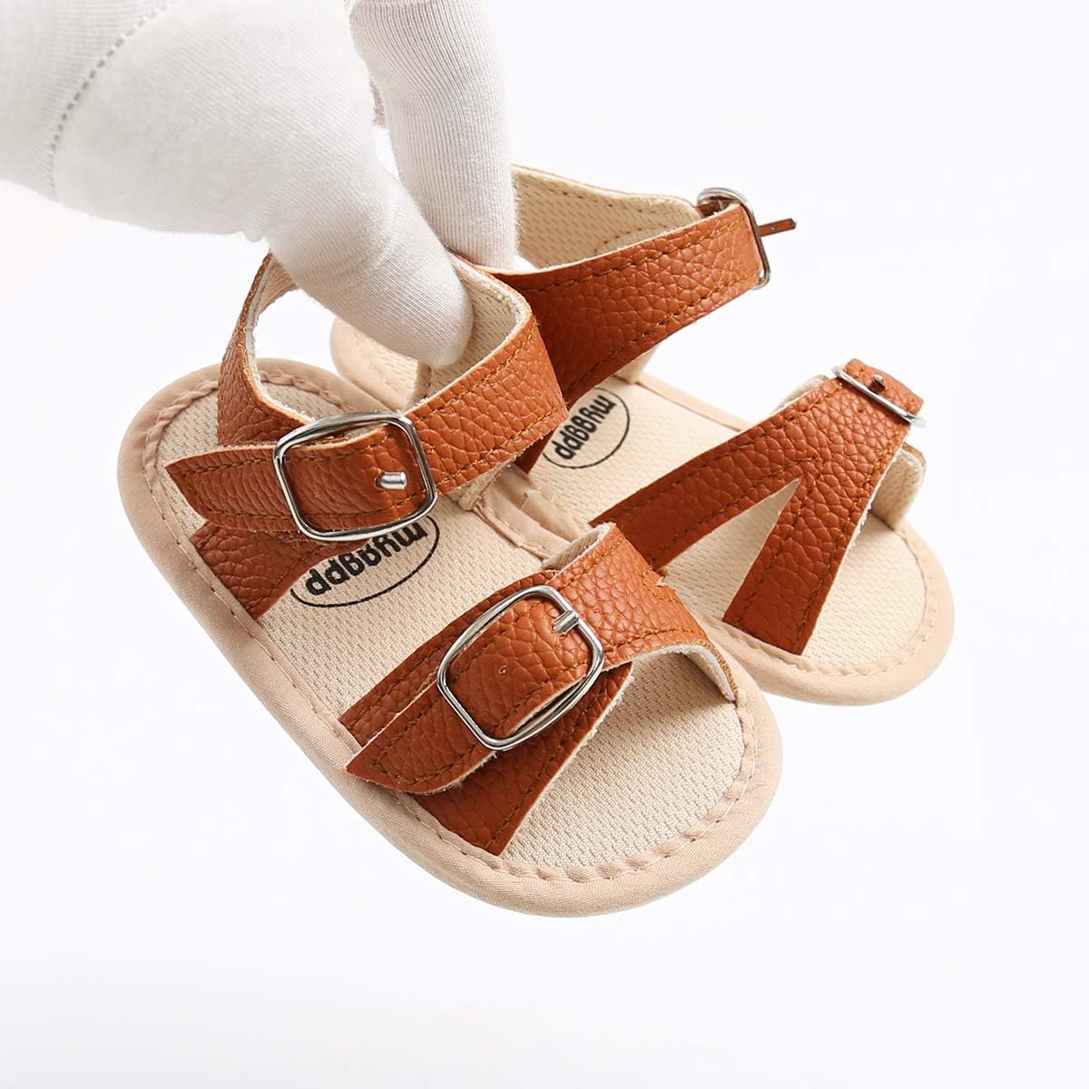  | HsdsBebe Infant Baby Boys Girls Adjustable Strap Sandals Toddler Anti-slip Rubber Sole Meash Breathable Outdoor Beach Slippers | Sandals