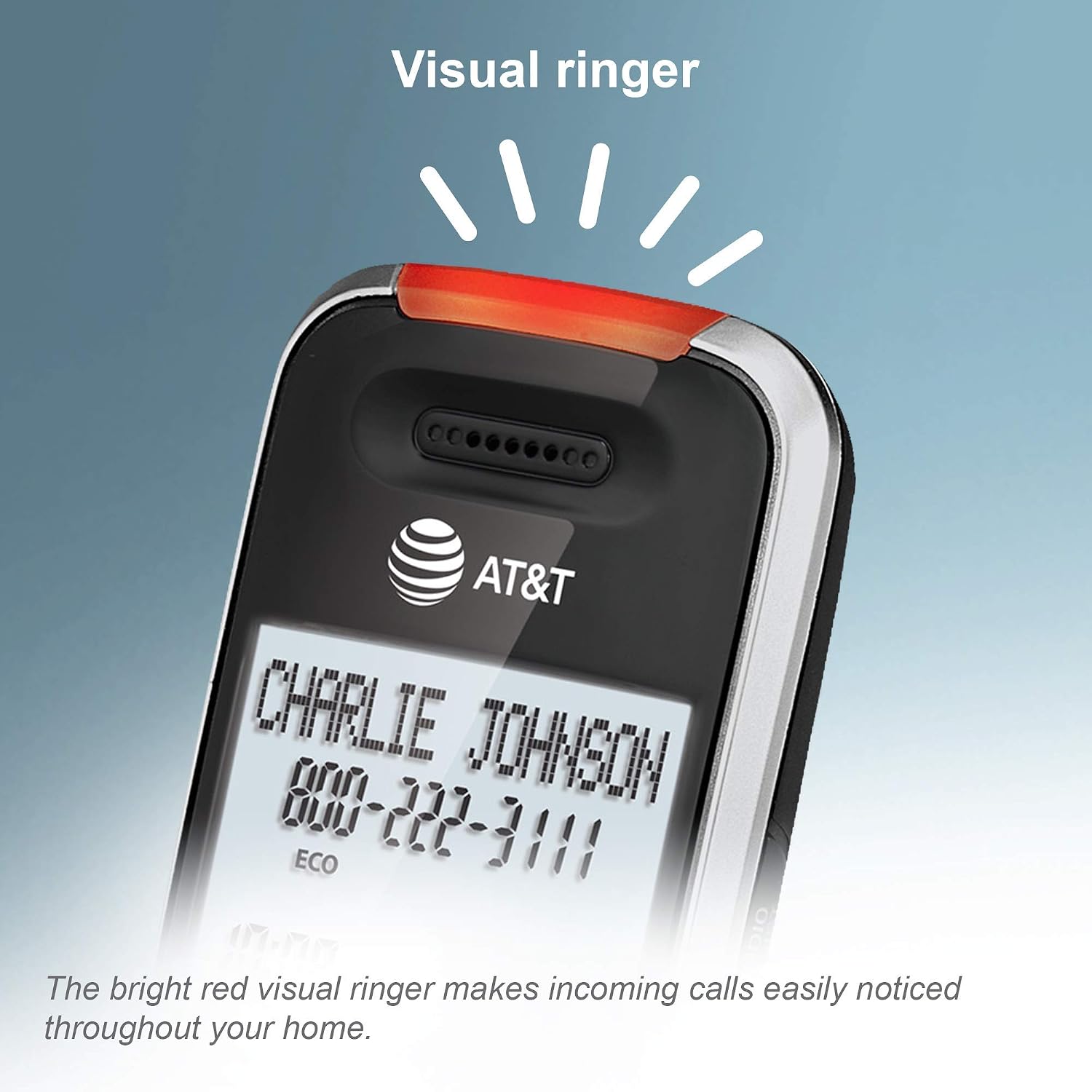 AT&T BL102-2 DECT 6.0 2-Handset Cordless Phone for Home with Answering Machine, Call Blocking, Caller ID Announcer, Audio Assist, Intercom, and Unsurpassed Range (Renewed)