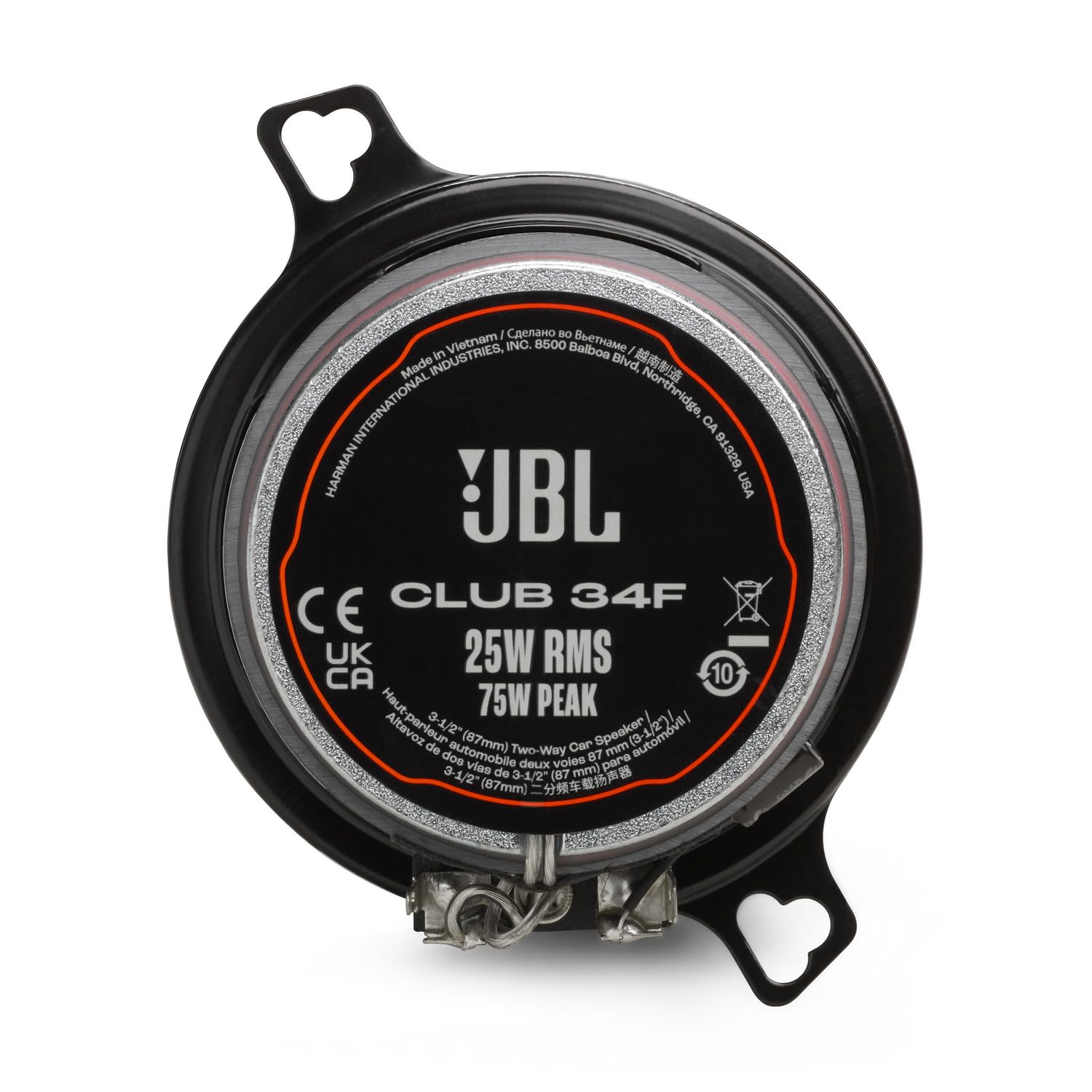 JBL Club Gen3 34F 3.5'' (8.7cm) Set de haut-parleur Coaxial