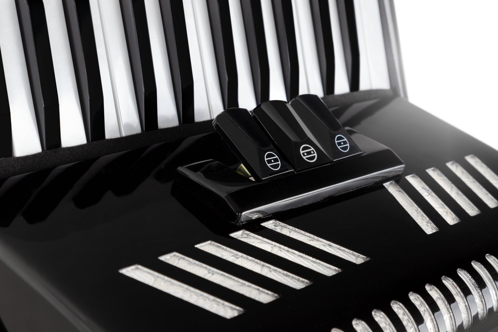 Accordéon Classic Cantabile 48 Basses "Secondo V" - Accordéon à touches - 2 voix - 26 touches aiguës - avec sangles & housse sac à dos - Noir
