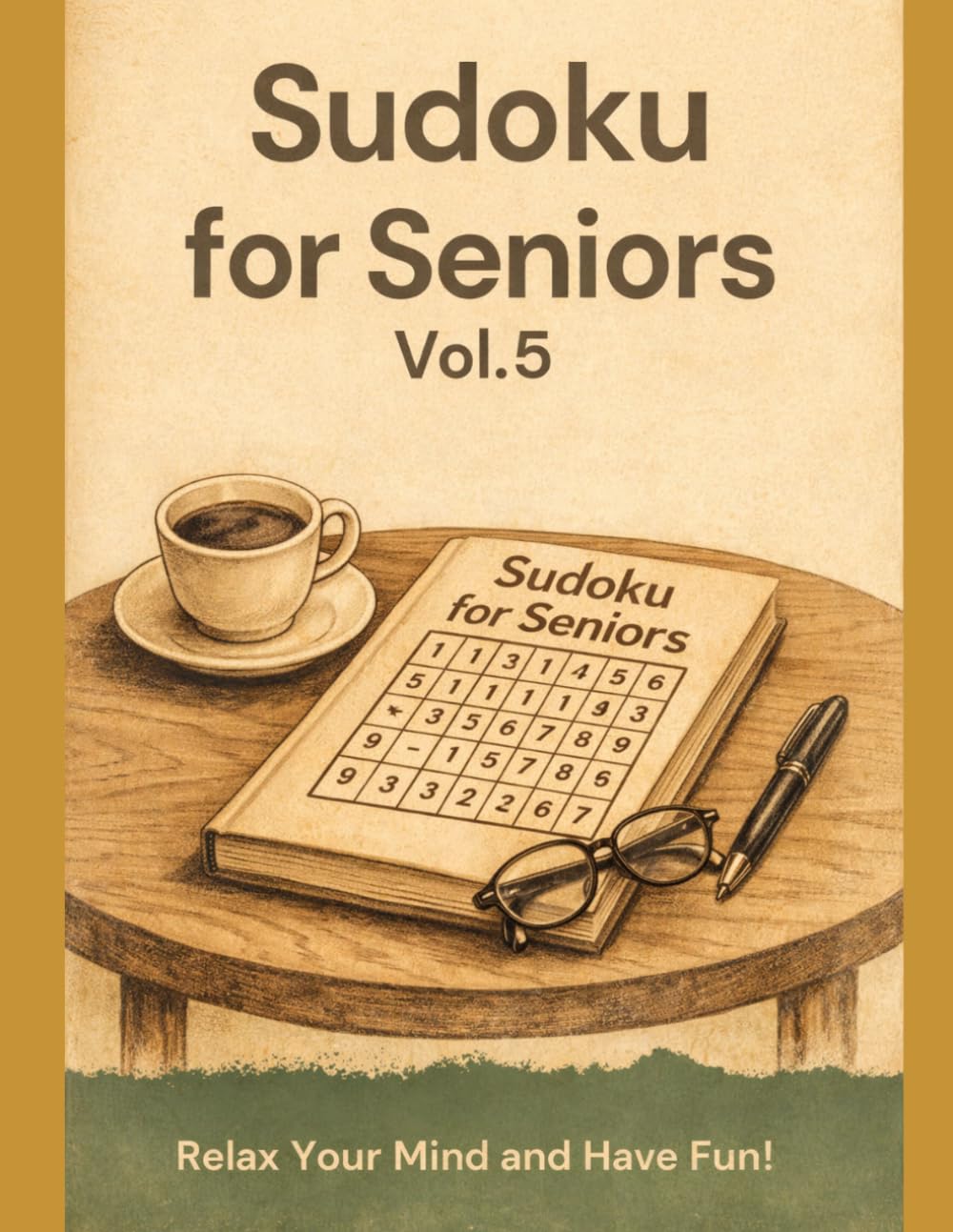 Sudoku for Seniors Large Print Puzzle Book with Easy to Read Grids and Relaxing Brain Challenges vol.5