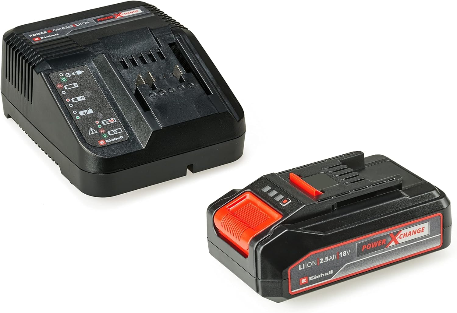 Einhell Aspirador de polvo manual con batería TE-HV 18/06 Li-Solo Power X-Change (18V, potencia de aspiración 72 mbar, incl. boquilla de juntas, recipiente de polvo 0,6 l, con bateria 2.5Ah y cargador