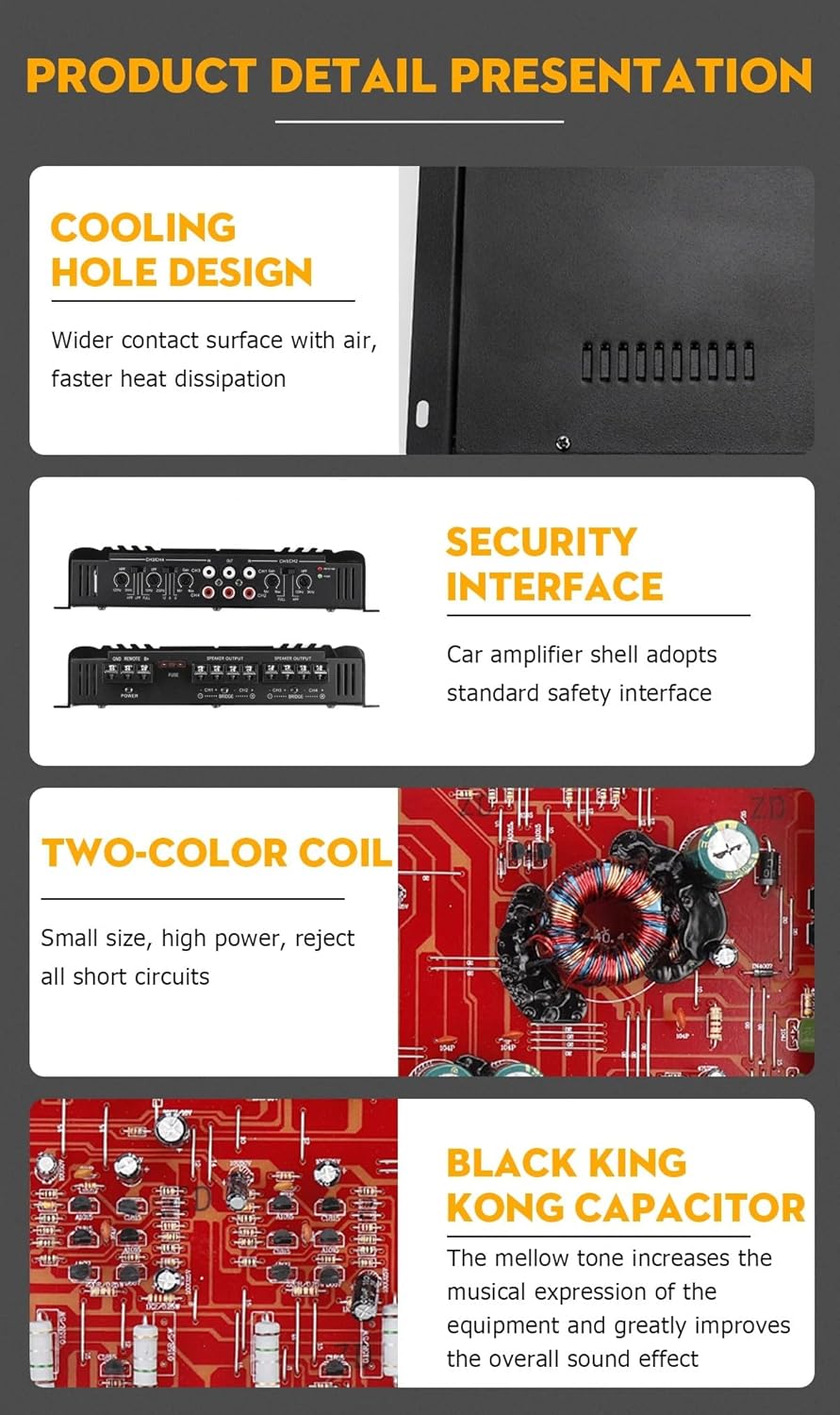 SK-790.4 Amplifier Internal Components and Cooling
