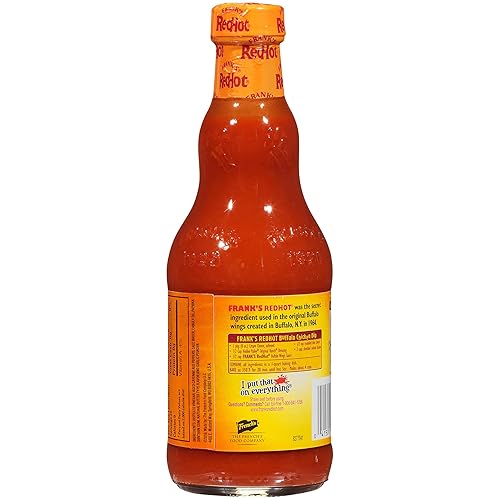 Miniatura 55 de Frank's RedHot Buffalo Wings Salsa picante, 23 onzas líquidas (paquete de 6)