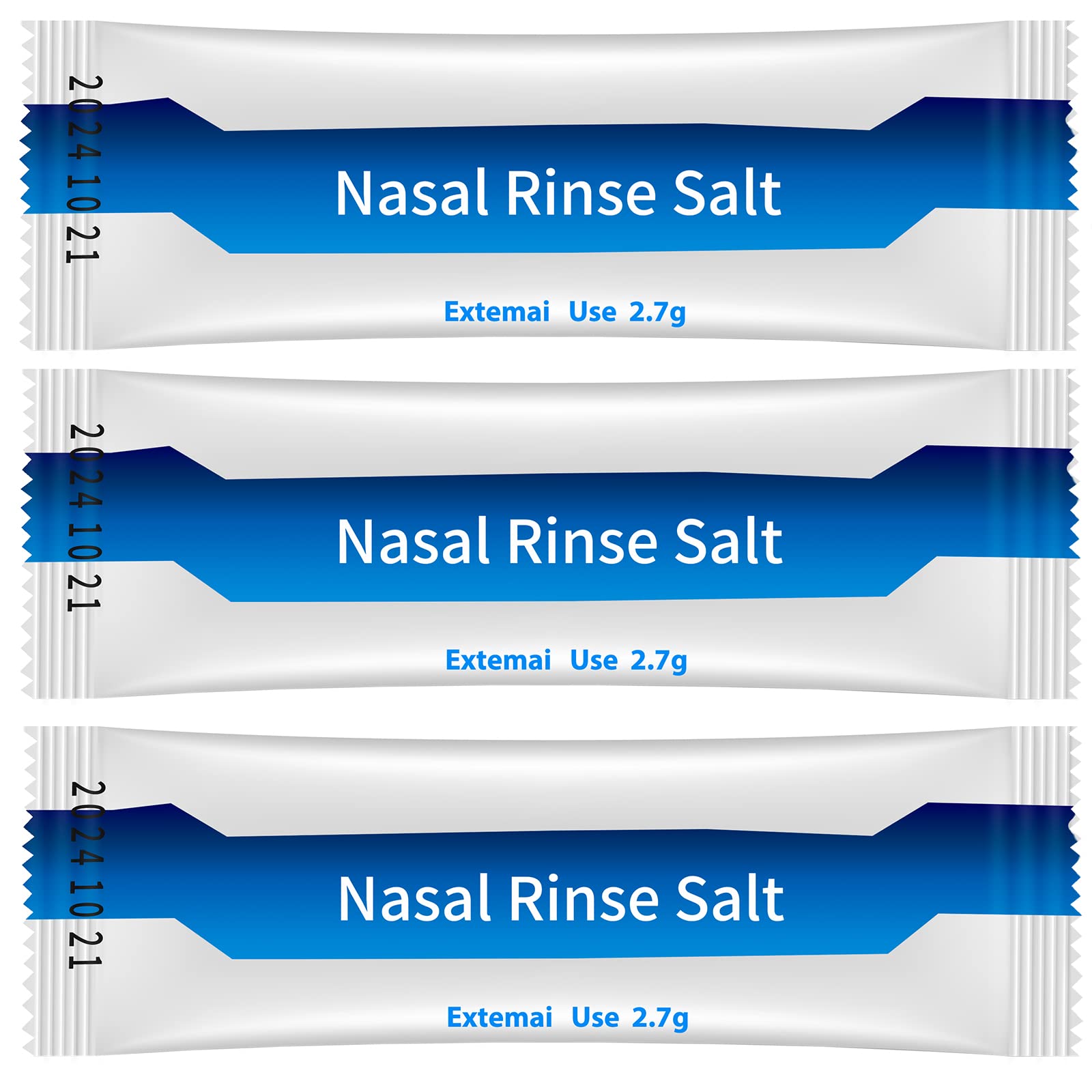 Buy Neti Pot Salt Packets, Individually 100 Saline Packets, Nasal Wash