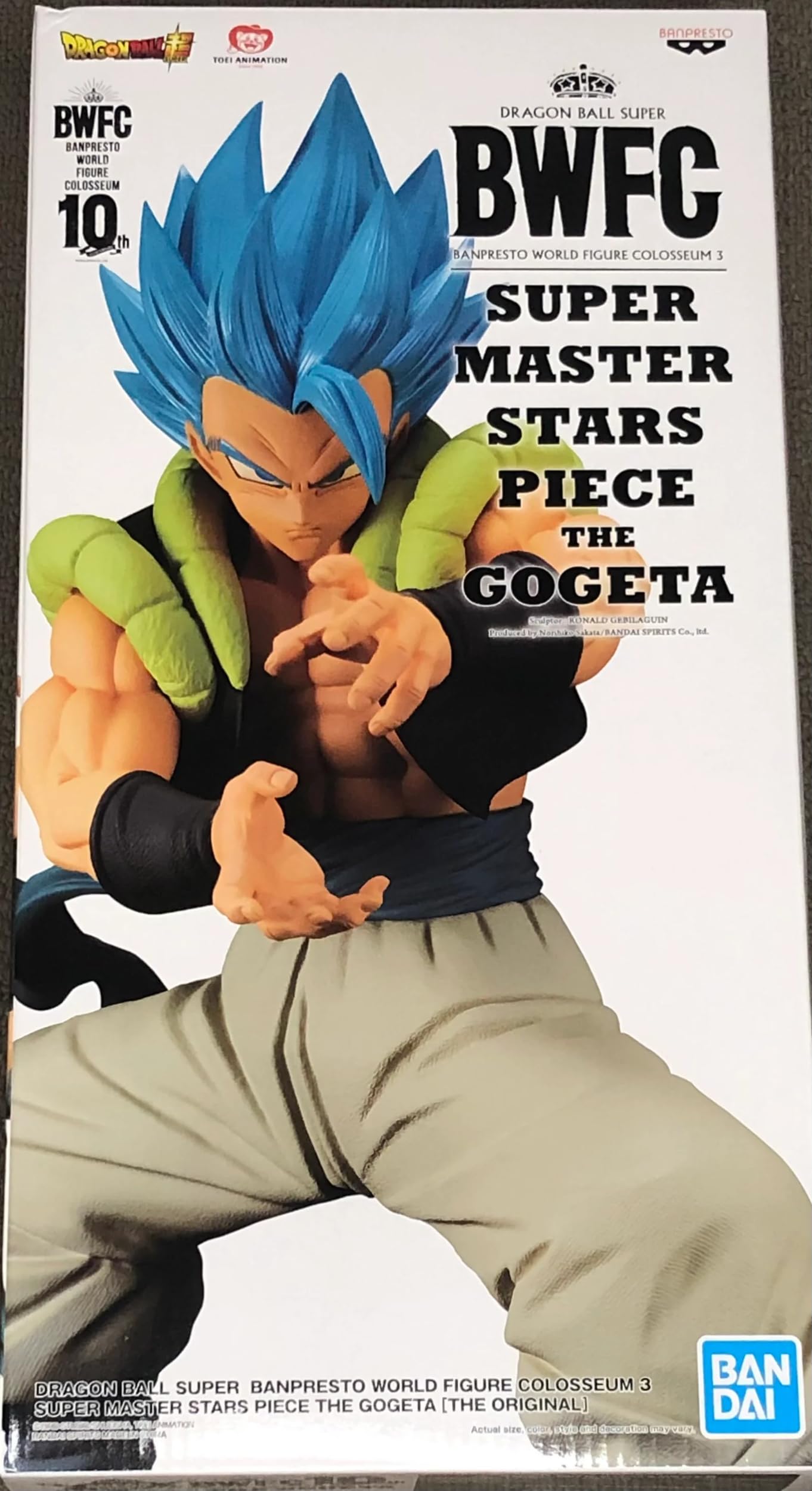 Banpresto Dragon Ball Super World Figure Colosseum 3 Super Master Stars Piece The Gogeta [The Original]